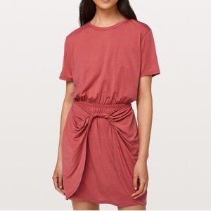 Lululemon Unwind Your Mind Twist Front Dress